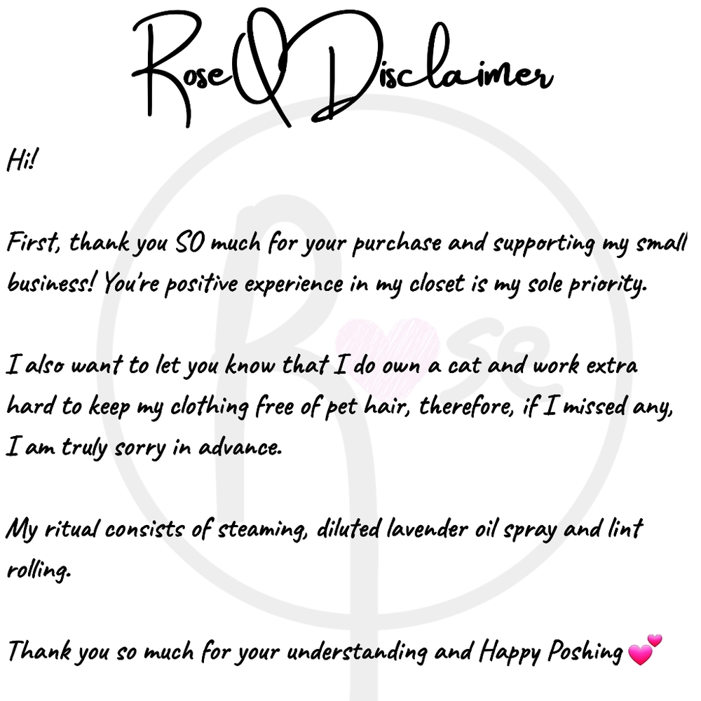 ROSE Q DISCLAIMER